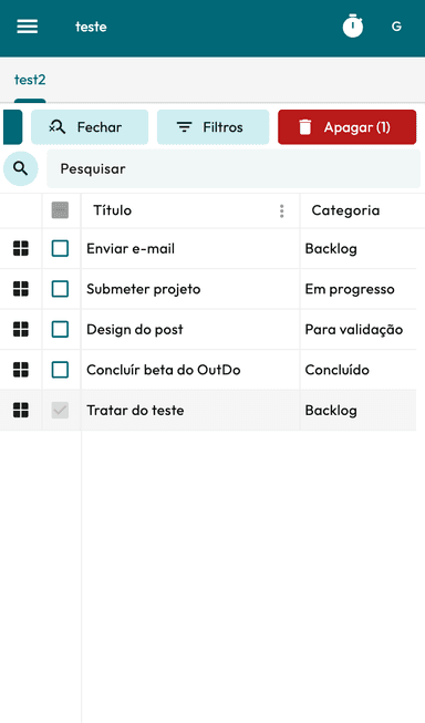 OutDo Mobile Application